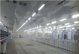 山东如意科技集团纺织厂加湿案例—高压微雾加湿系统