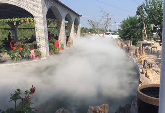 房地产中央花园喷雾造景案例
