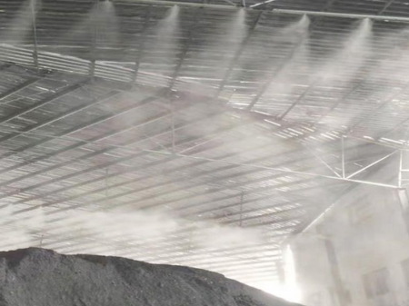 砂石厂生产车间降尘治理|高压喷雾降尘设备