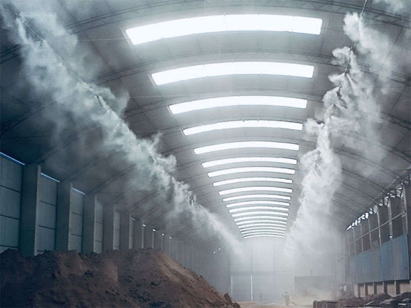 新型喷雾降尘工业加湿器的特点