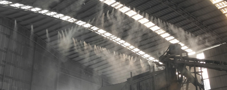 施工环境面积大的情况下怎样选择喷雾除尘系统？