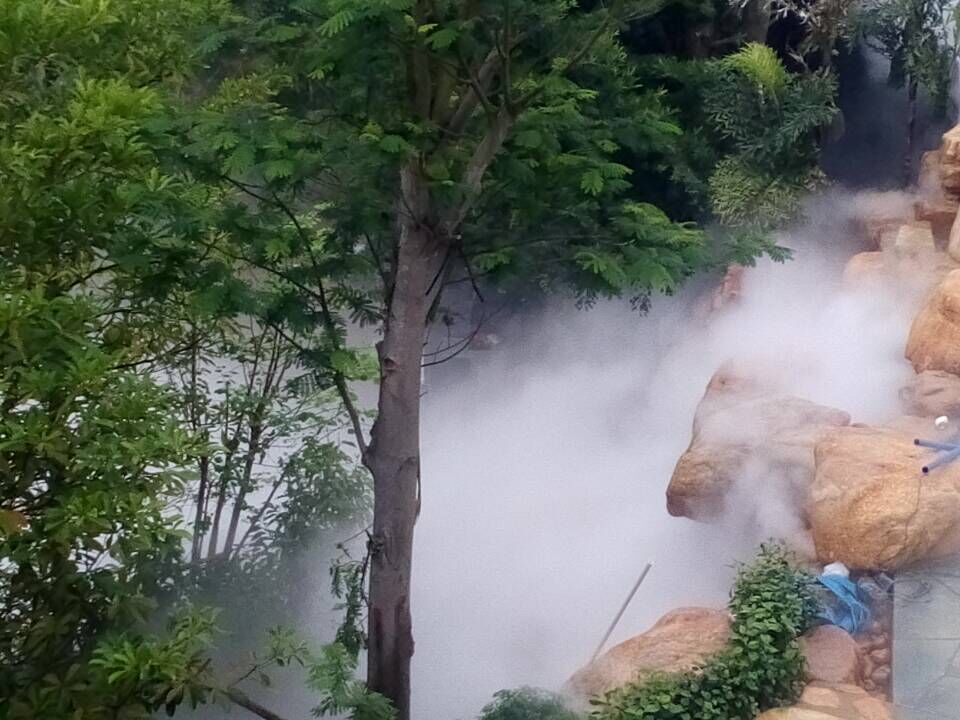 景区喷雾造景，工业加湿机