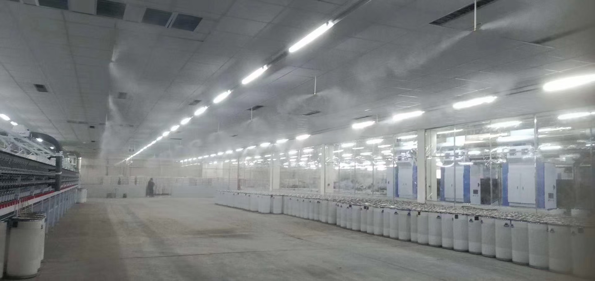 山东如意科技集团纺织厂加湿案例—高压微雾加湿系统